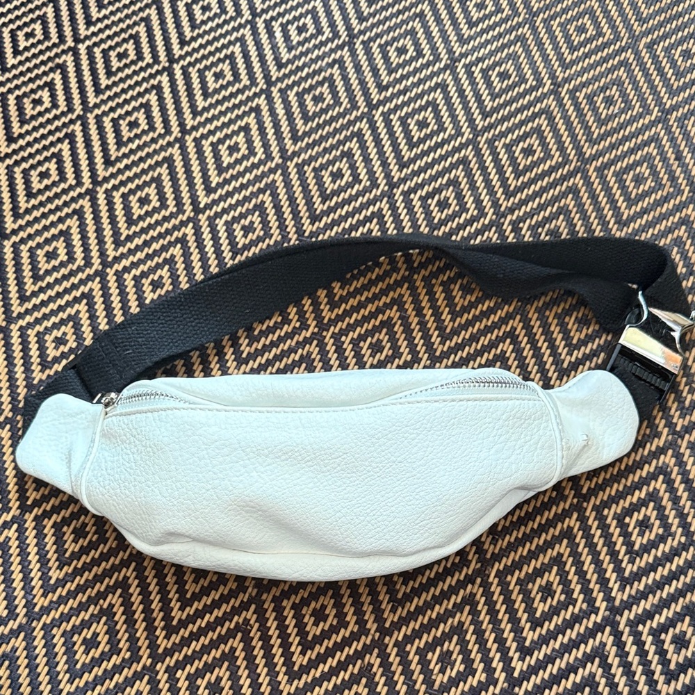 Street Level White Belt Bag fanny pack waist pack sling bag hip pack